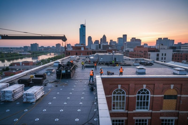 Flat Roof Installation detail