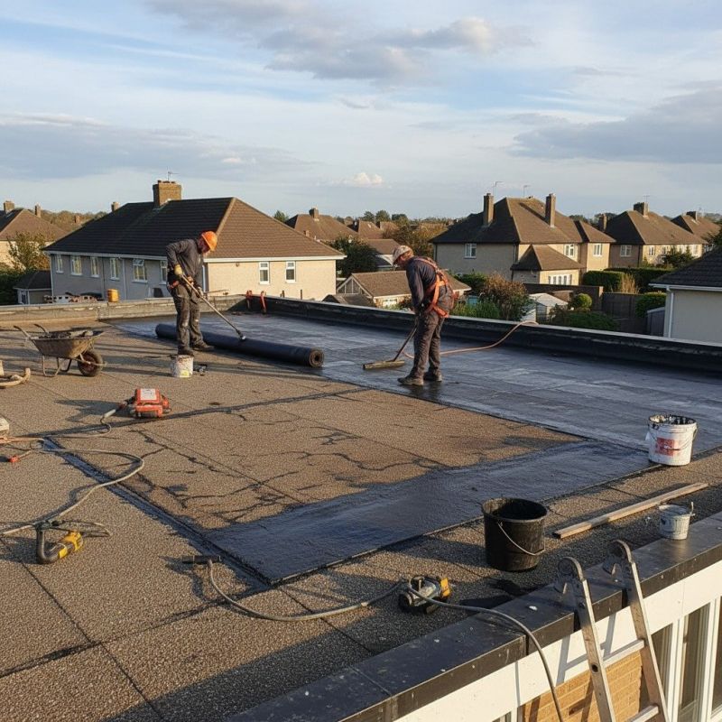 Single Ply Roof Installation detail